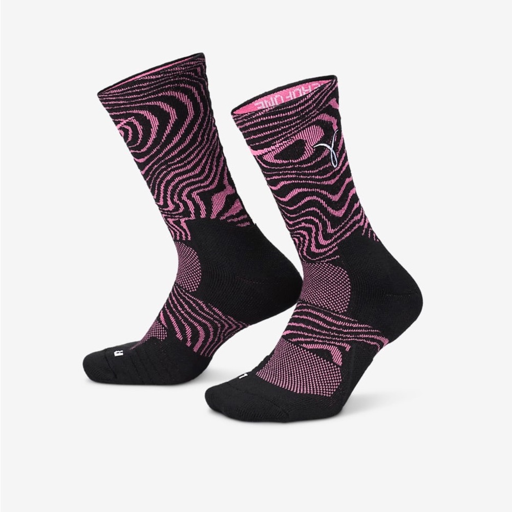 NWT NIKE Unisex 2025 Kay Yow/Breast Cancer Socks Limited Edition